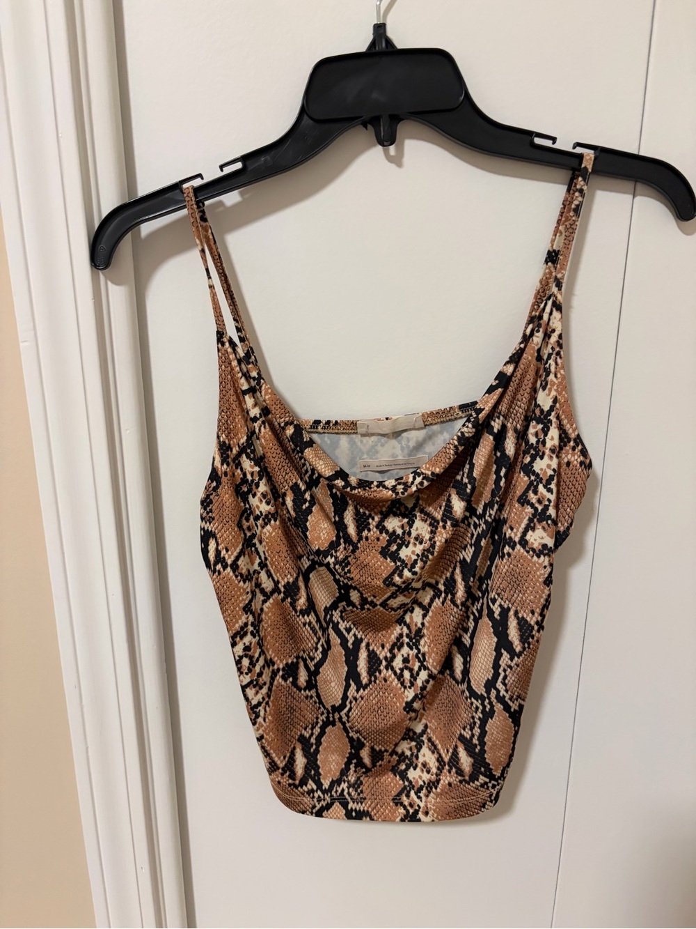 Urban Outfitters Brown Snake Print Camisole